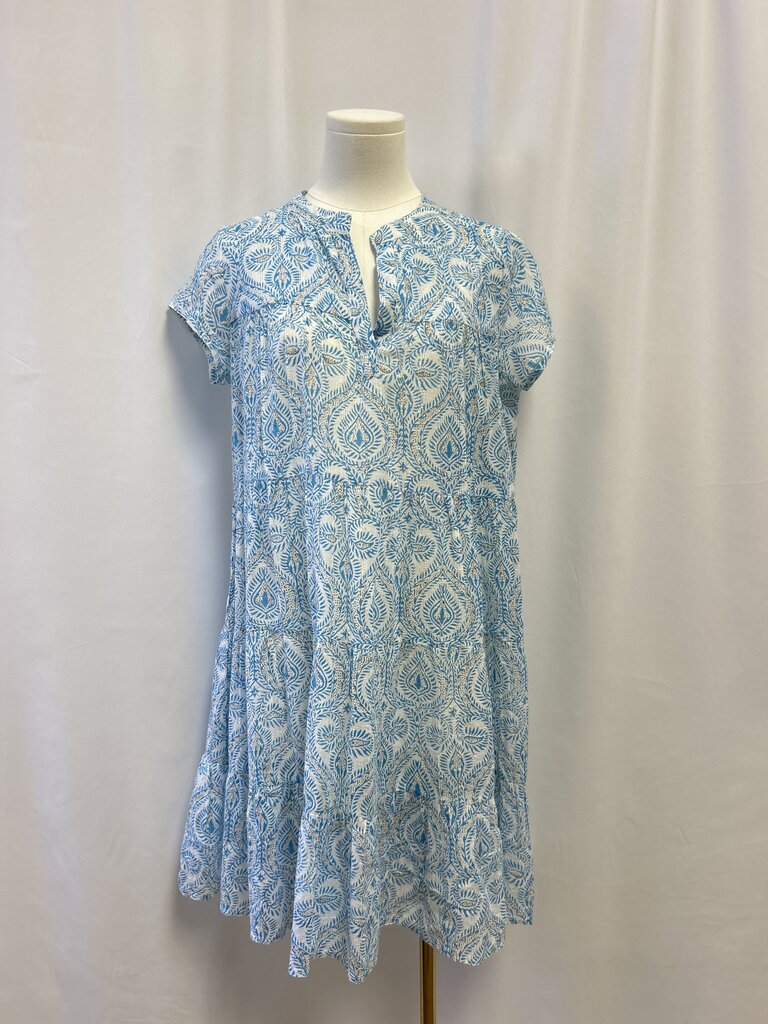 Roller Rabbit Blue Printed Dress