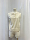 Vince Off White Sleeveless Top