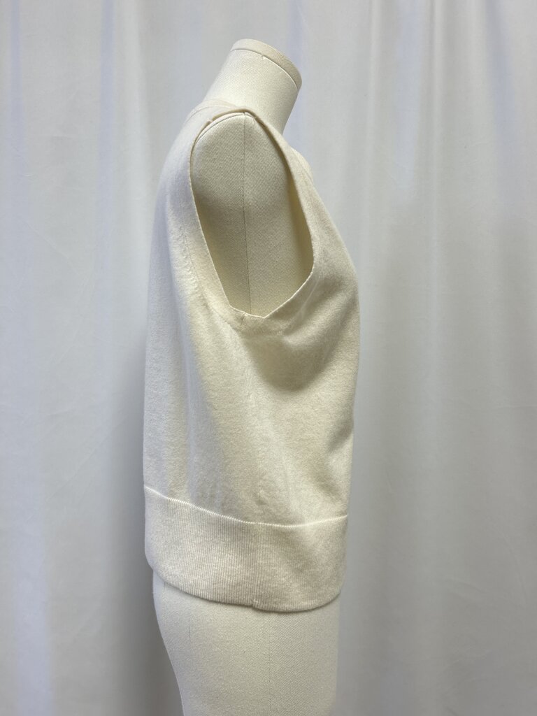 Vince Off White Sleeveless Top