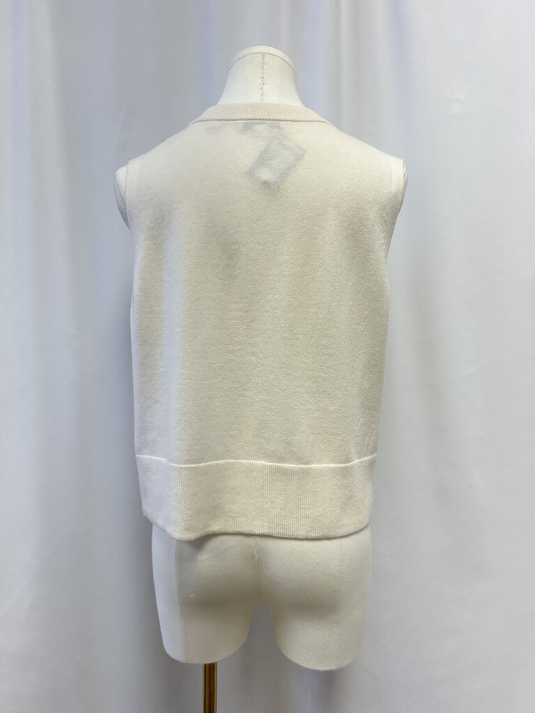 Vince Off White Sleeveless Top