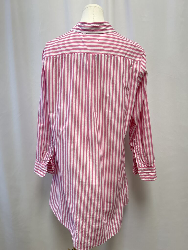 Xirena Pink Striped Shirt Dress