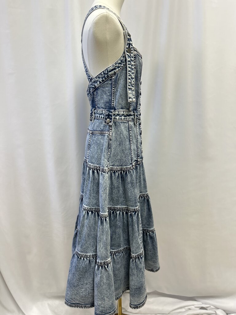 Ulla Johnson Blue Stone Wash Denim Dress