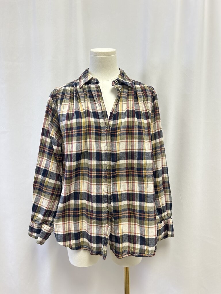 The Great Blue Plaid Button Up