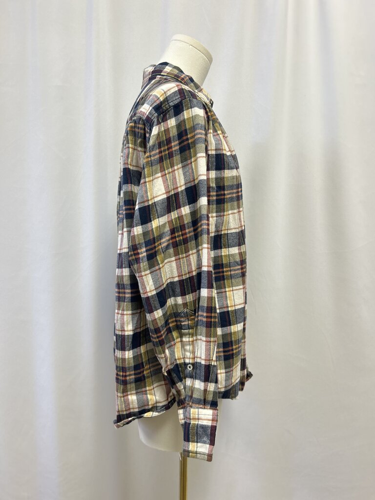 The Great Blue Plaid Button Up