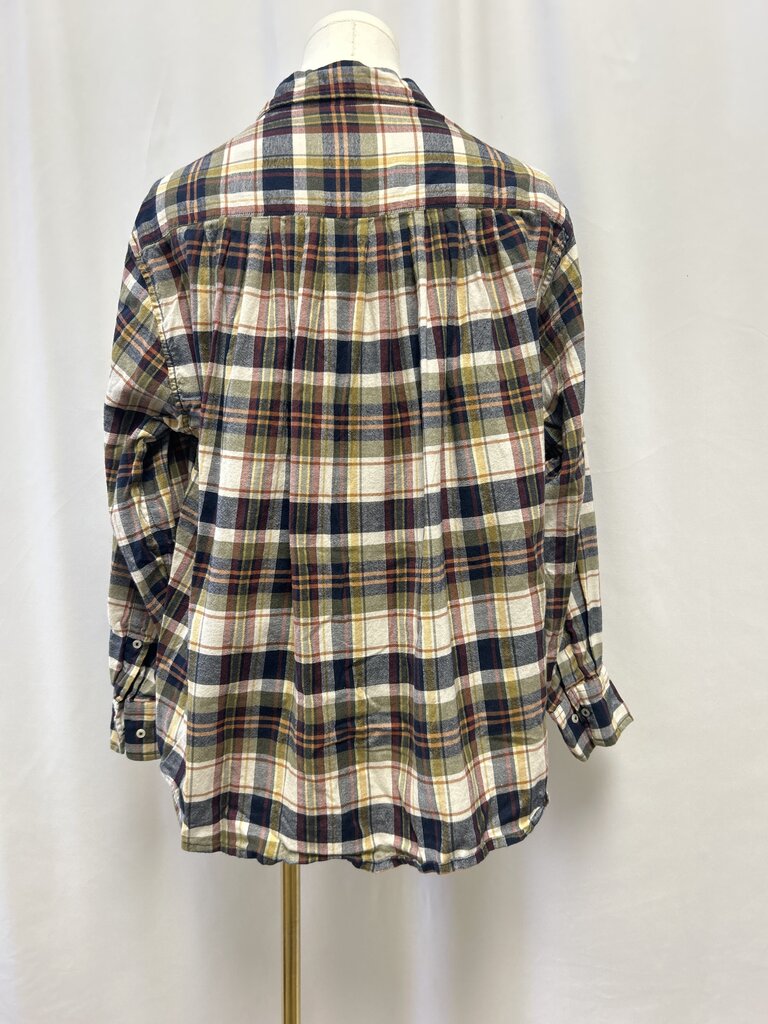 The Great Blue Plaid Button Up