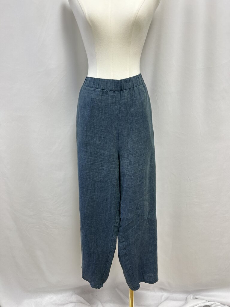 Eileen Fisher Slate Linen Pant