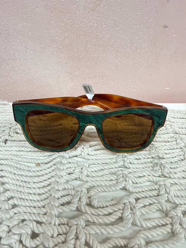 Dolce & Gabbana Green Frame Sunglasses