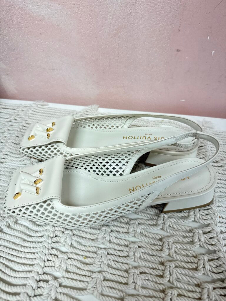 Louis Vuitton Bone Shake Slingback Pump w/Box