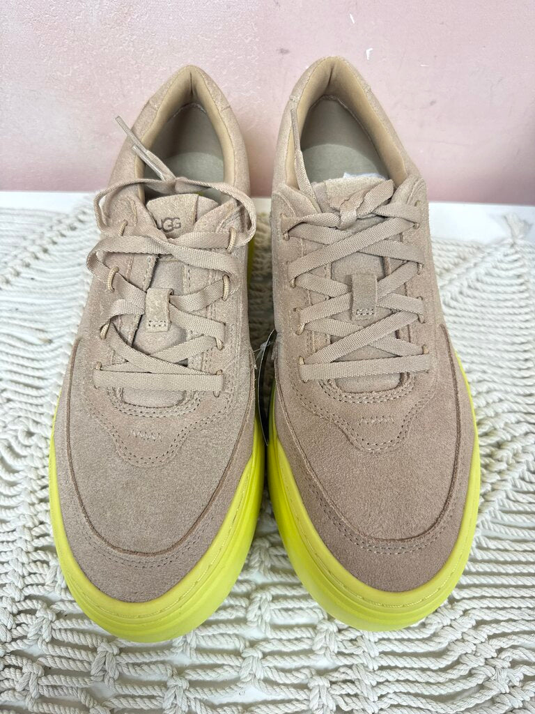 Ugg Tan Suede Platform Sneaker