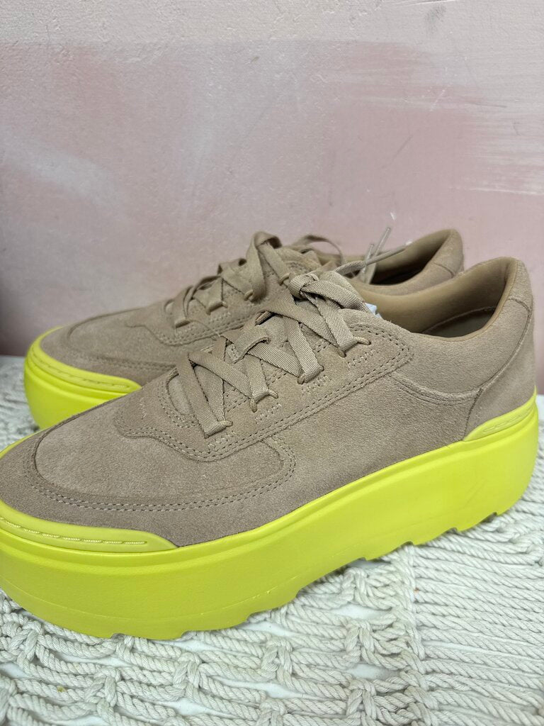 Ugg Tan Suede Platform Sneaker