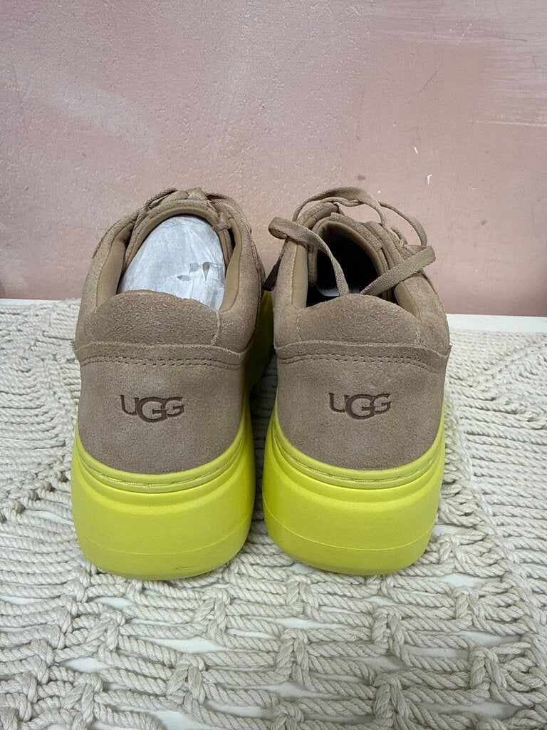 Ugg Tan Suede Platform Sneaker
