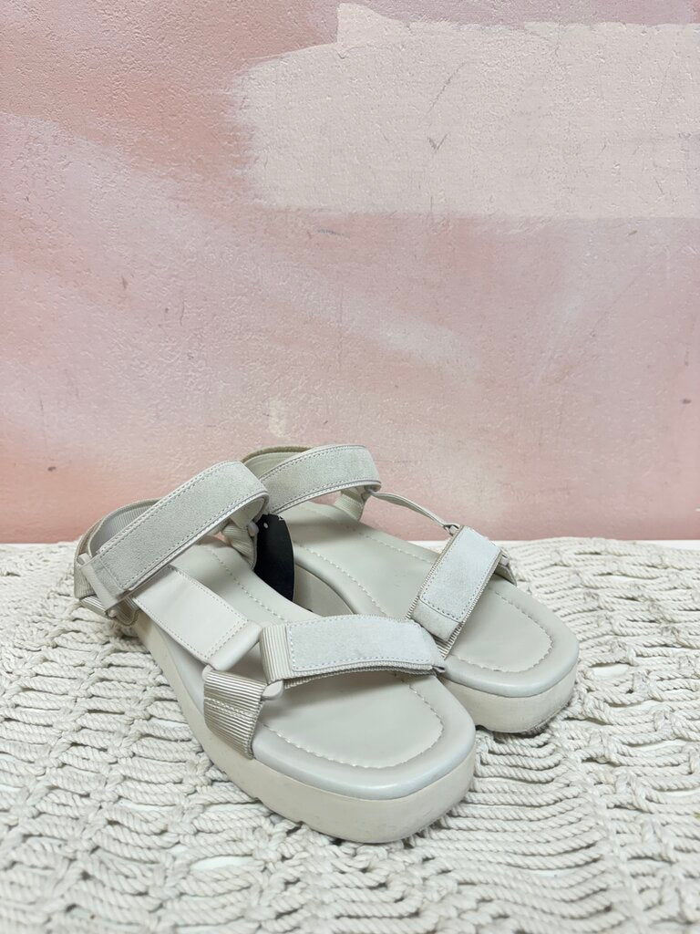 Vince Off White Strappy Sandal