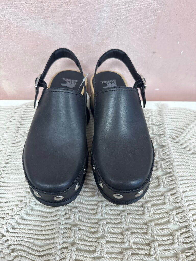 Sorel Black Clog