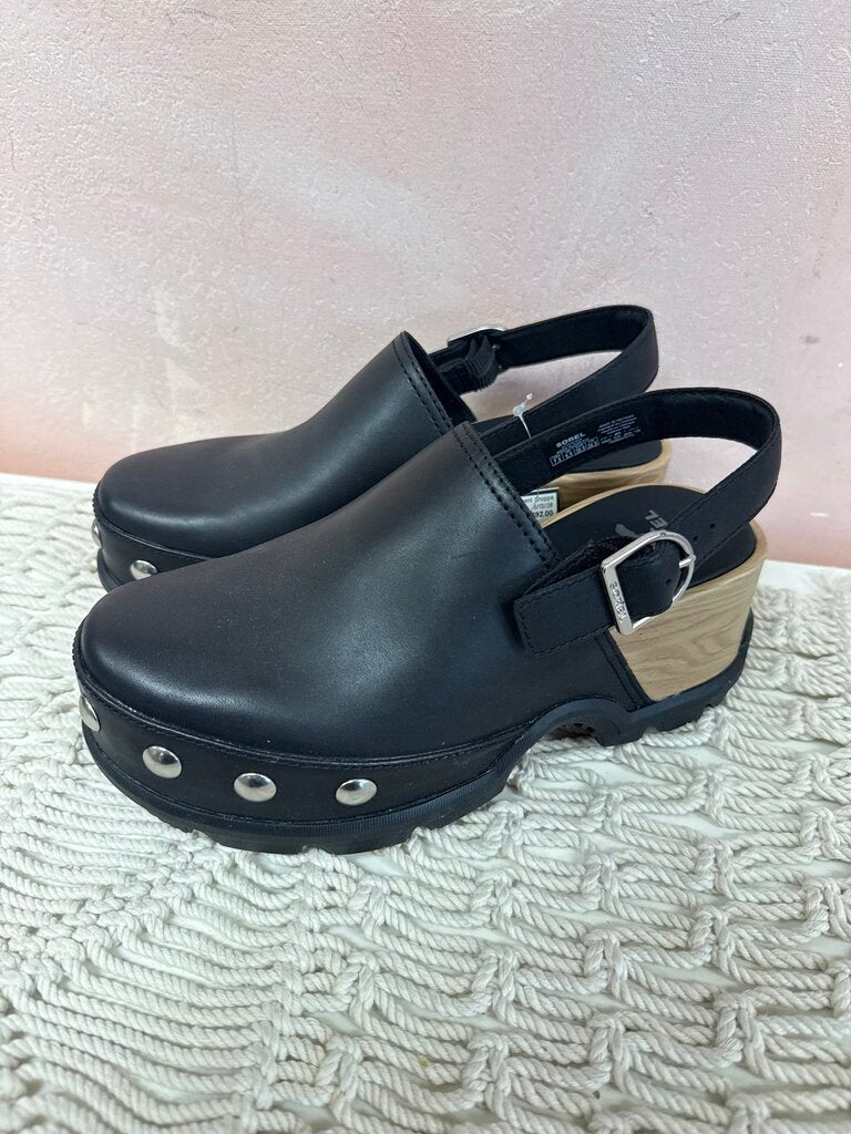 Sorel Black Clog