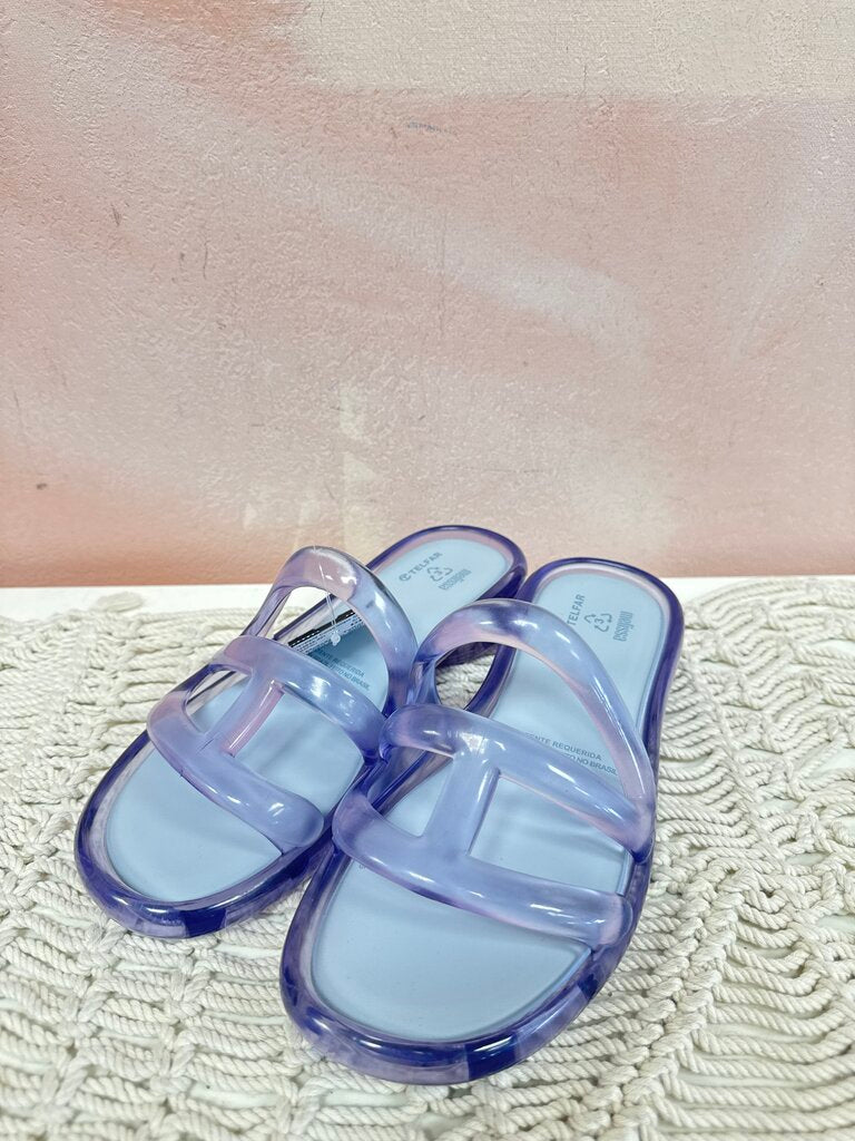 Melissa x Telfar Light Blue Jelly Sandal