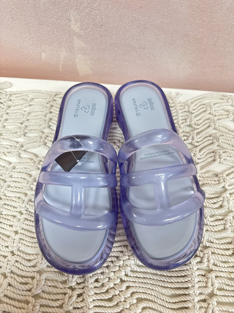 Melissa x Telfar Light Blue Jelly Sandal