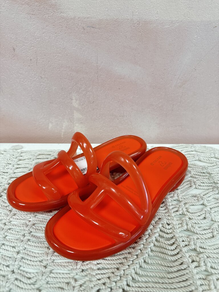 Melissa x Telfar Orange Jelly Sandal