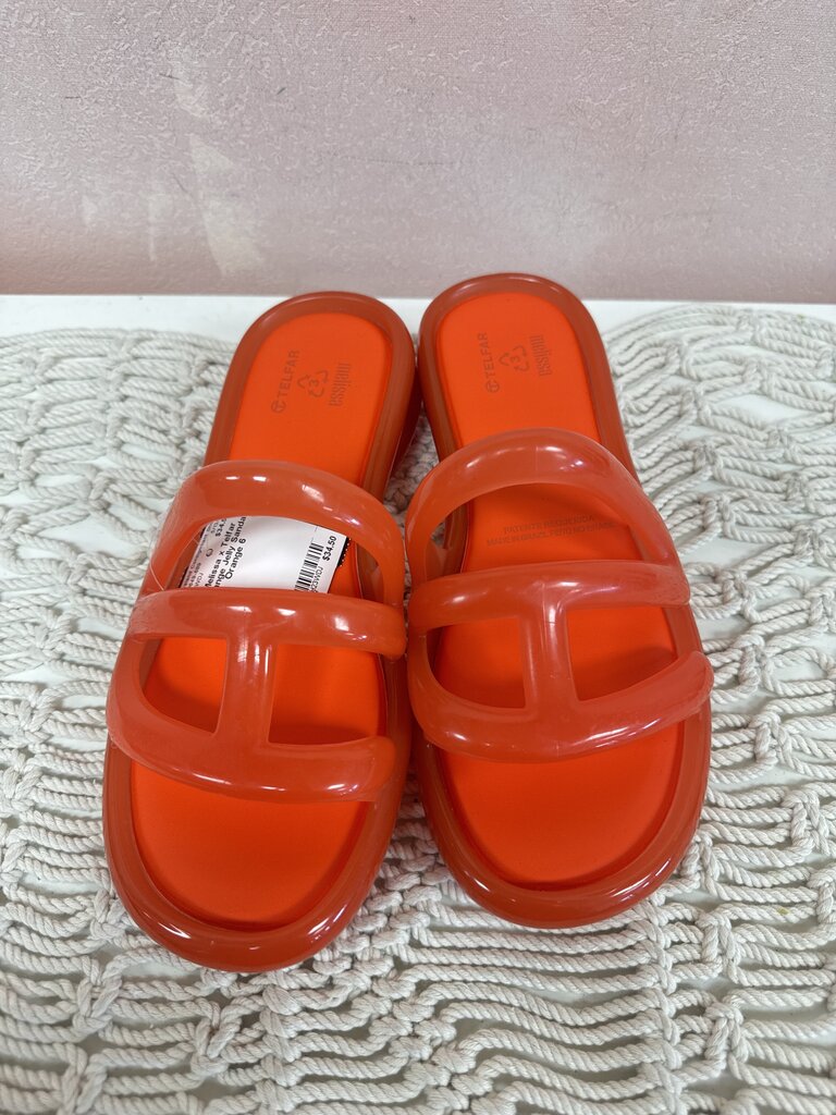 Melissa x Telfar Orange Jelly Sandal