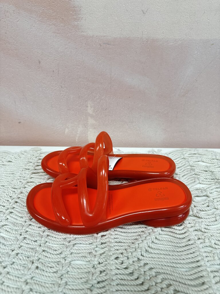 Melissa x Telfar Orange Jelly Sandal