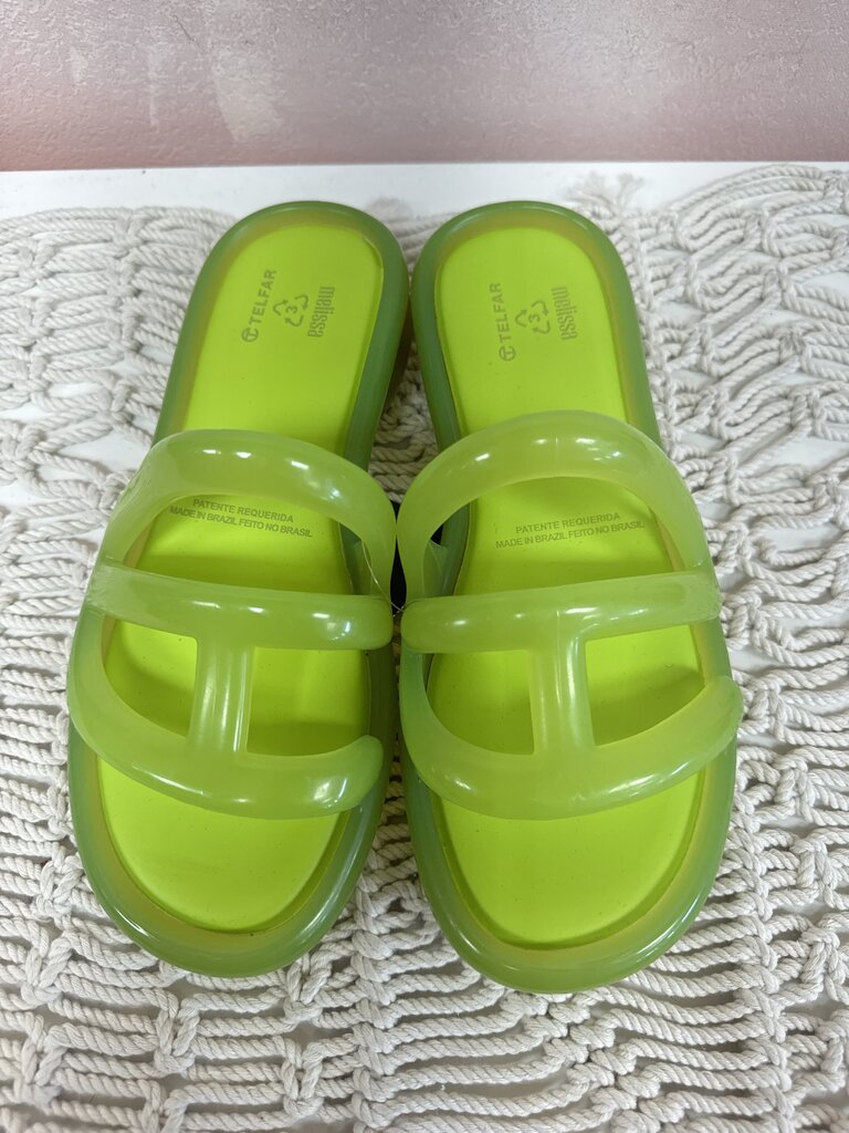Melissa x Telfar Lime Jelly Sandal