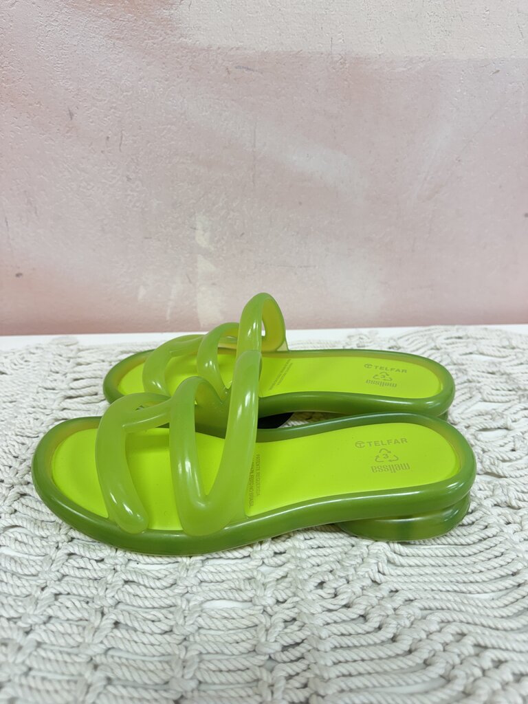 Melissa x Telfar Lime Jelly Sandal