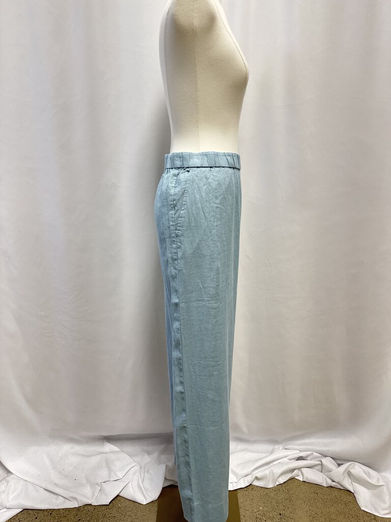 Eileen Fisher Light Blue Linen Pant