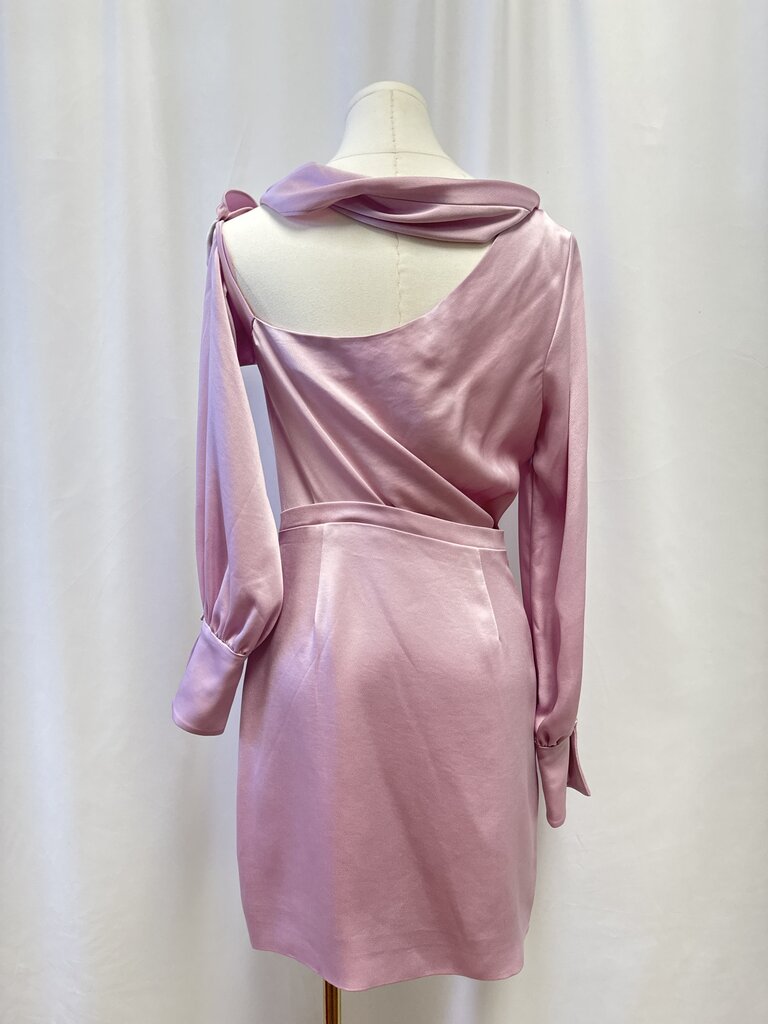 Simkhai Pink Satin Off the Shoulder Dress NWT