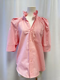 KMJ Pink Puff Sleeve Top