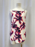 Equipmnet Femme White Palm Print Tank