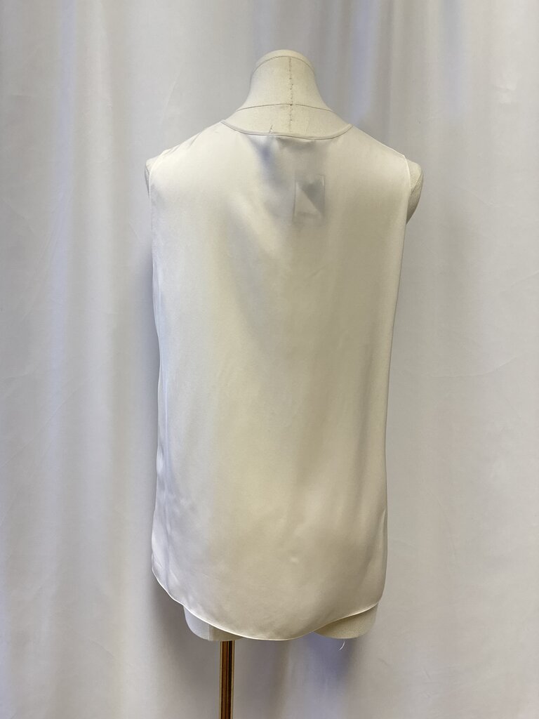 Theory Ivory Split Neck Tank