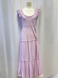LoveShackFancy Lilac Smocked Sundress NWT