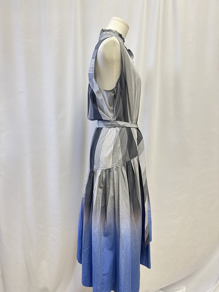 Derek Lam Grey Striped Dress
