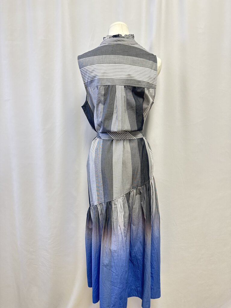 Derek Lam Grey Striped Dress