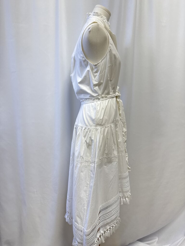 Derek Lam White Belted Shirt Dress