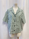 rag & bone Olive Striped Button Up