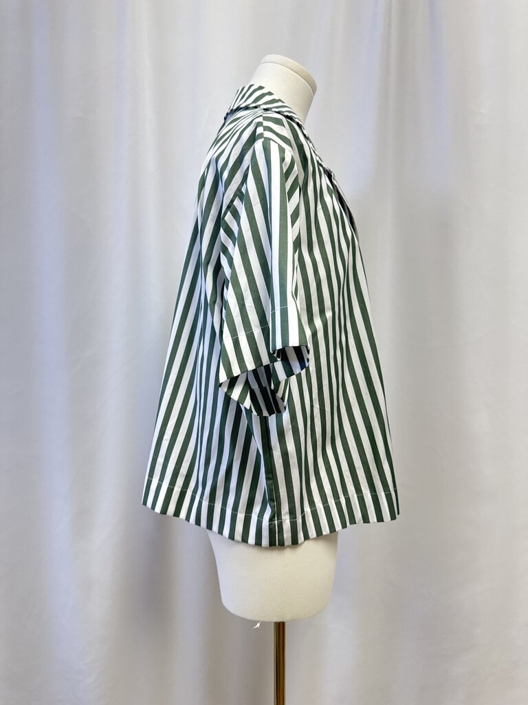 rag & bone Olive Striped Button Up