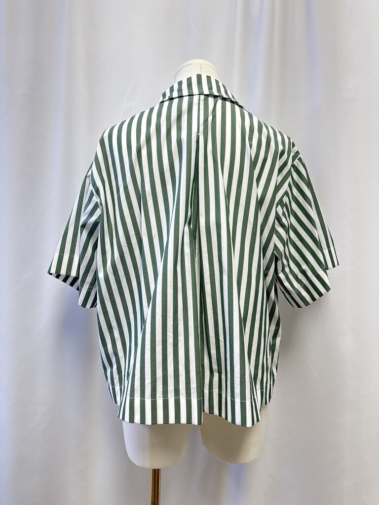 rag & bone Olive Striped Button Up