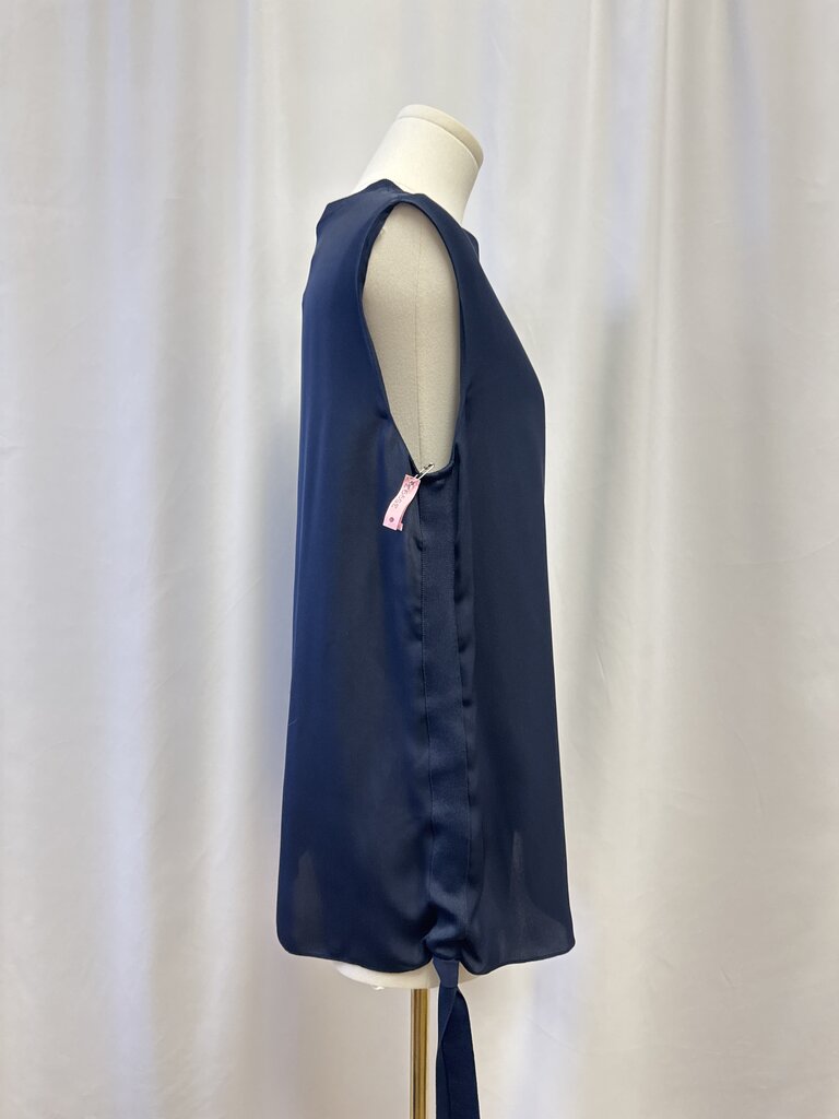 Vince Blue Satin Tunic