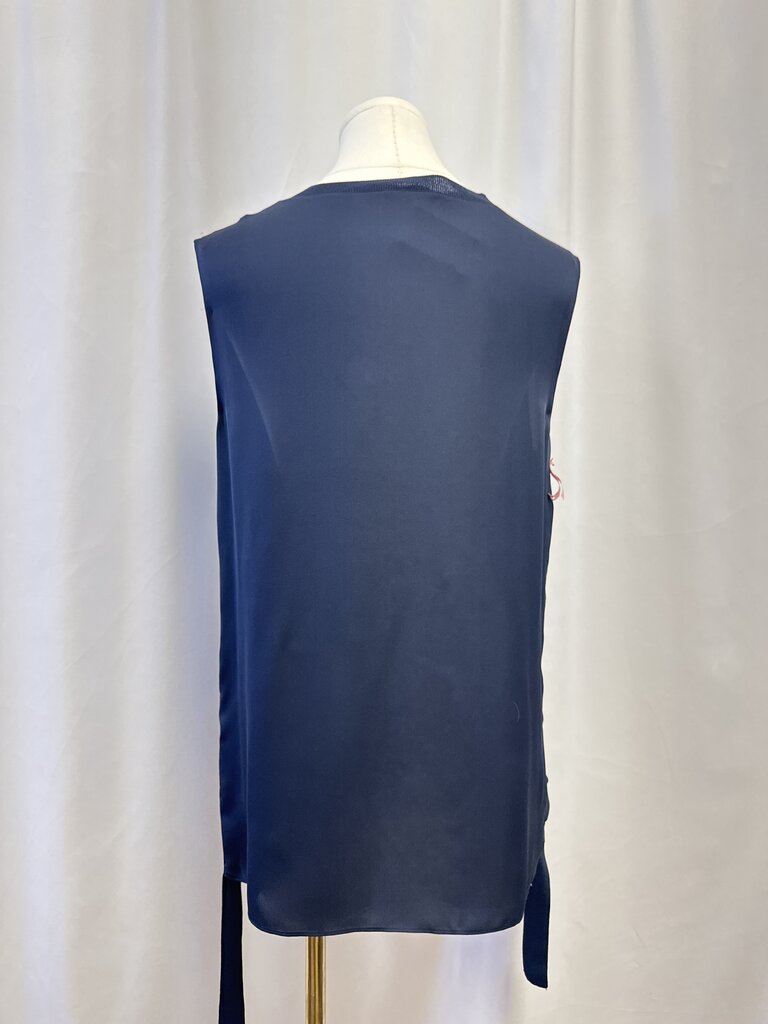 Vince Blue Satin Tunic