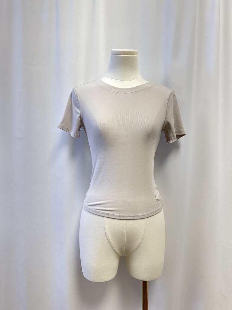 Vuori Tan Ribbed Tee