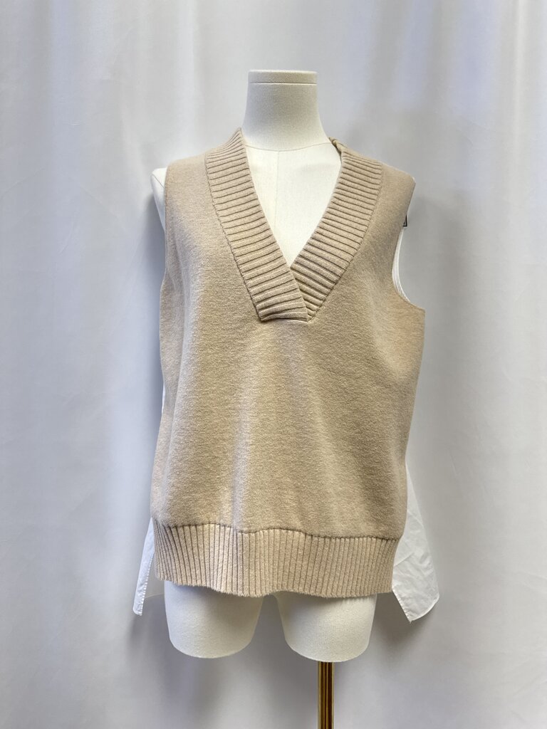 Naadam Tan and White Vest