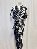 Le Superbe Black and White Polka Dot Dress
