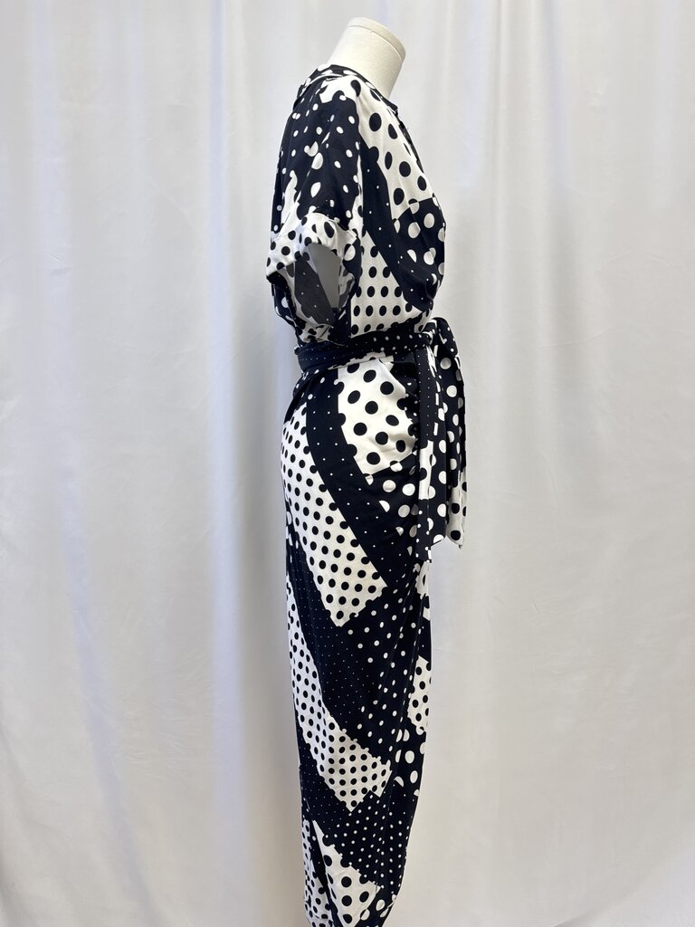 Le Superbe Black and White Polka Dot Dress