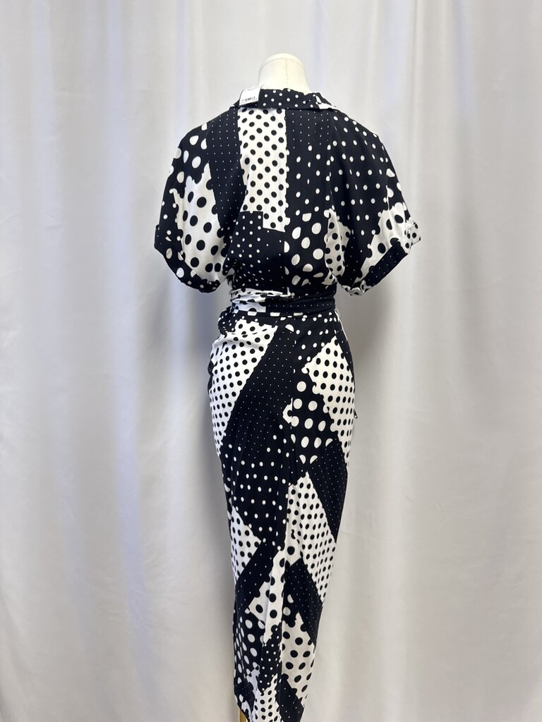 Le Superbe Black and White Polka Dot Dress