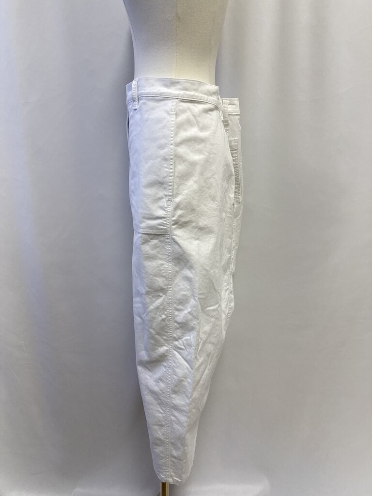 Eileen Fisher White Chino Pant