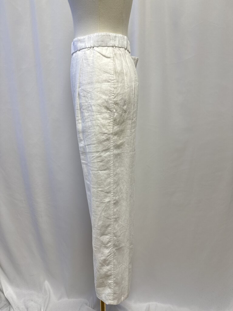 Eileen Fisher White Linen Pant