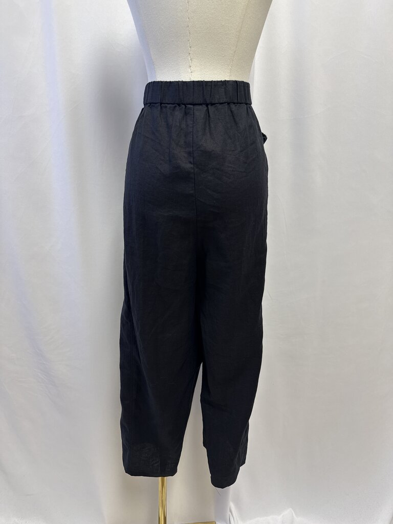 Eileen Fisher Black Linen Pant NWT