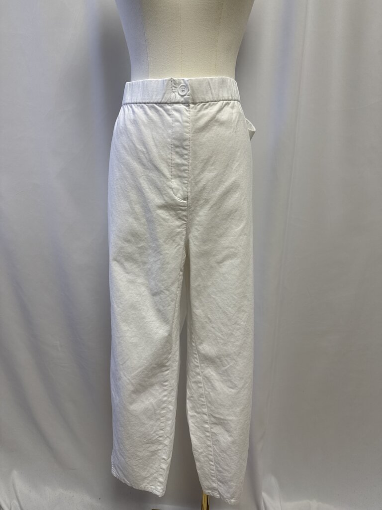 Eileen Fisher White Chino Pant