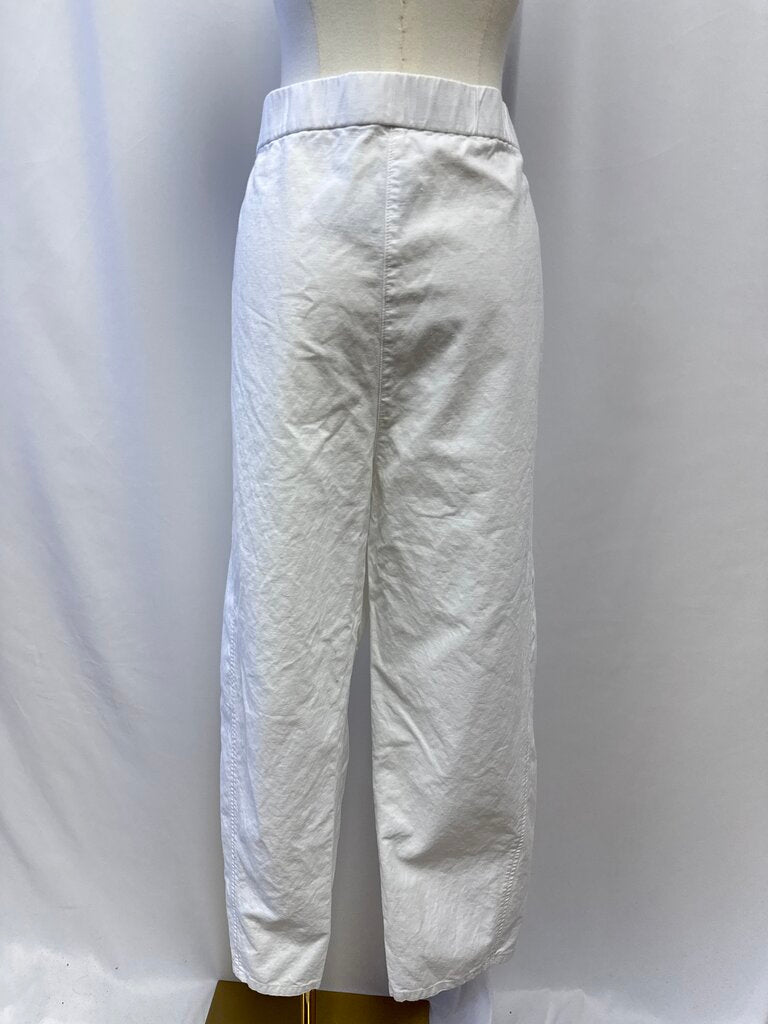 Eileen Fisher White Chino Pant