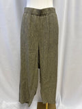 Eileen Fisher Khaki Linen Pant